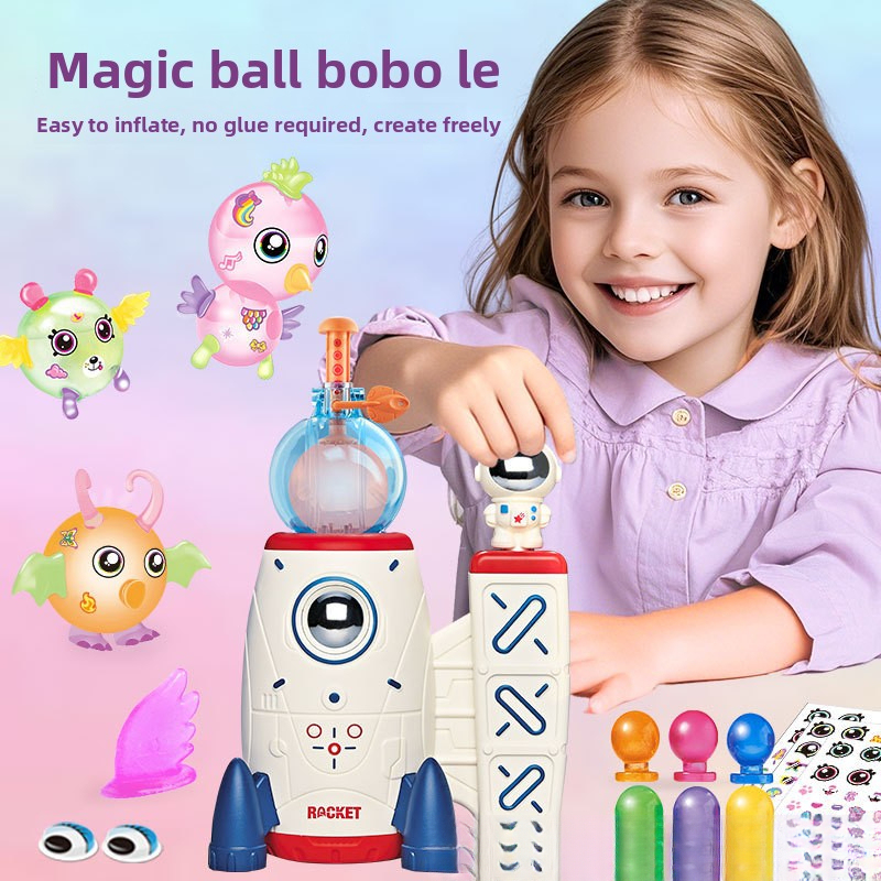 Sports Equipment Factory - Cross-border rocket balloon machine, magic ball