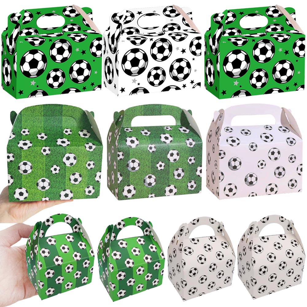 Sports Equipment Cabinet - 6/12/24pcs Football Theme Party Paper Gift