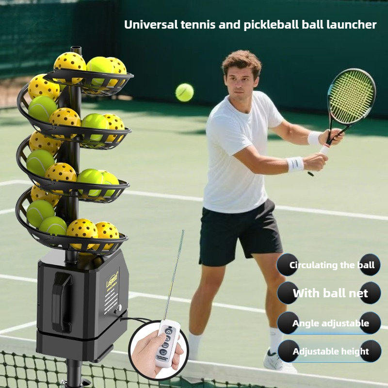 Sports Equipment Tennis - Adjustable Tennis Ball Machine Automatic Portable