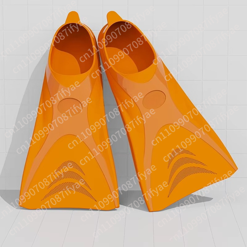 Swim Fin Short Blade - Non-slip full foot design adult children