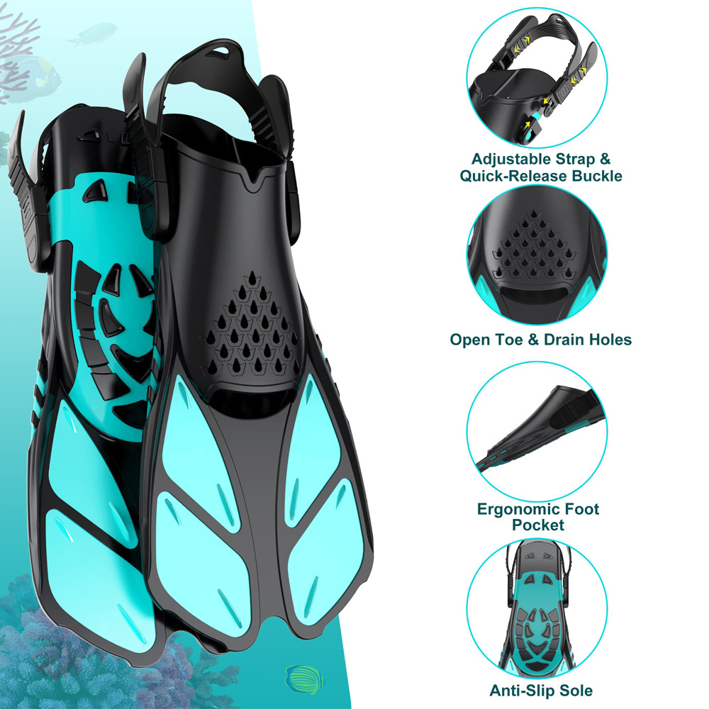 Snorkel Fins Swimming Flippers - огляд і ціна Swim Fin Short Blade