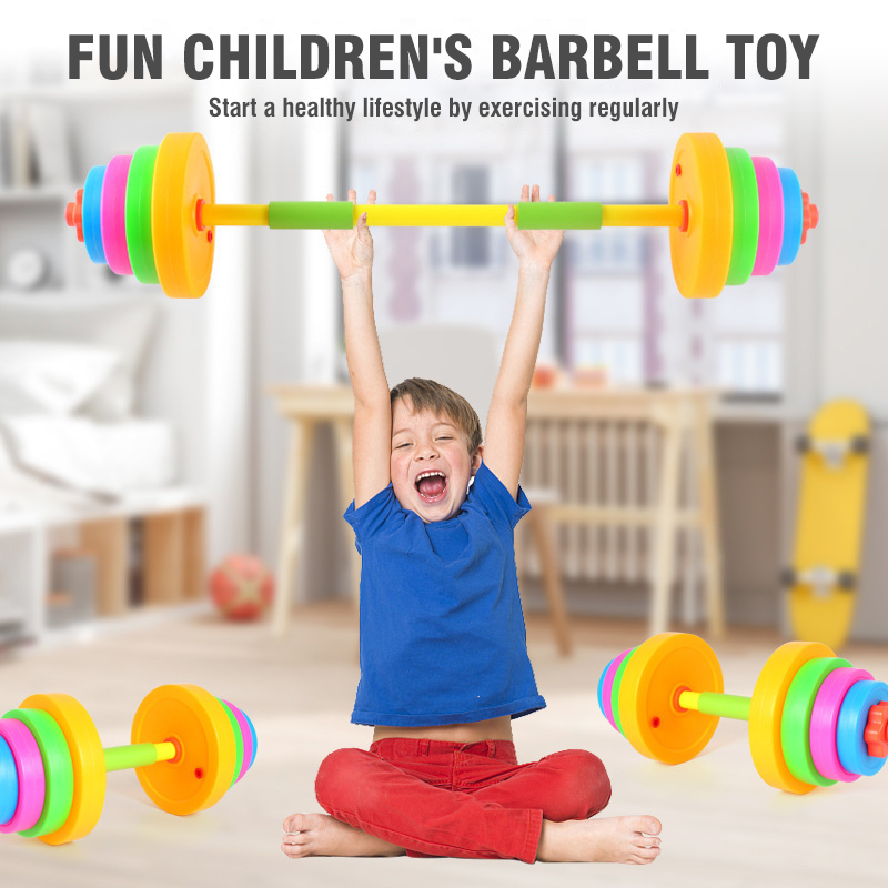 Kids Adjustable Dumbbell Barbe - огляд і ціна Sports Equipment 5 Years Old