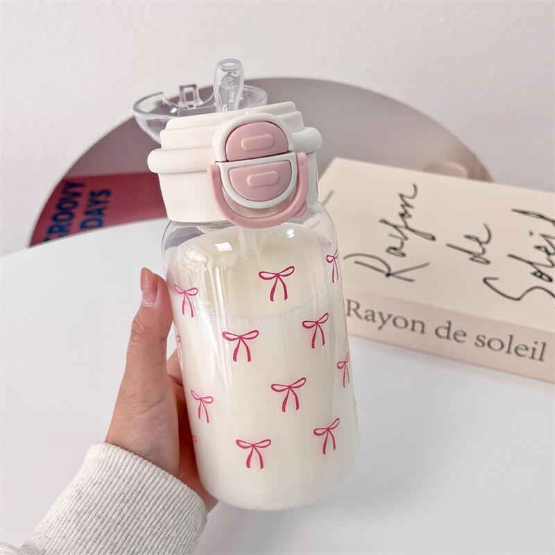 Cute Water Bottle with Straw P - огляд і ціна Sports Equipment 5 Years Old