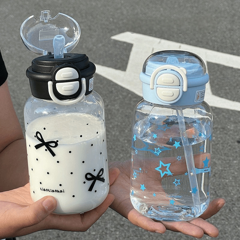 Cute Water Bottle with Straw P - огляд і ціна Sports Equipment 5 Years Old