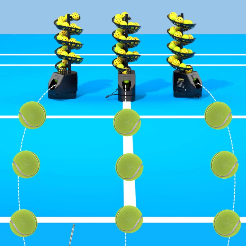 Adjustable Tennis Ball Machine - огляд і ціна Sports Equipment Tennis