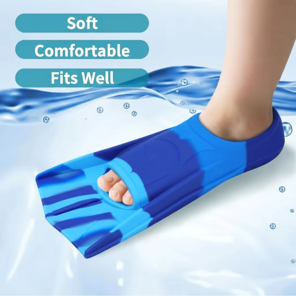 Silicone Swimming Flippers Sno - огляд і ціна Swim Fin Short Blade