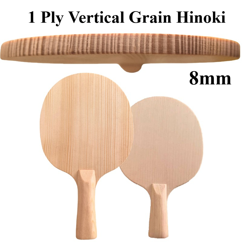 1-Ply 8mm Vertical Grain Hinok - огляд і ціна Table Tennis Paddle