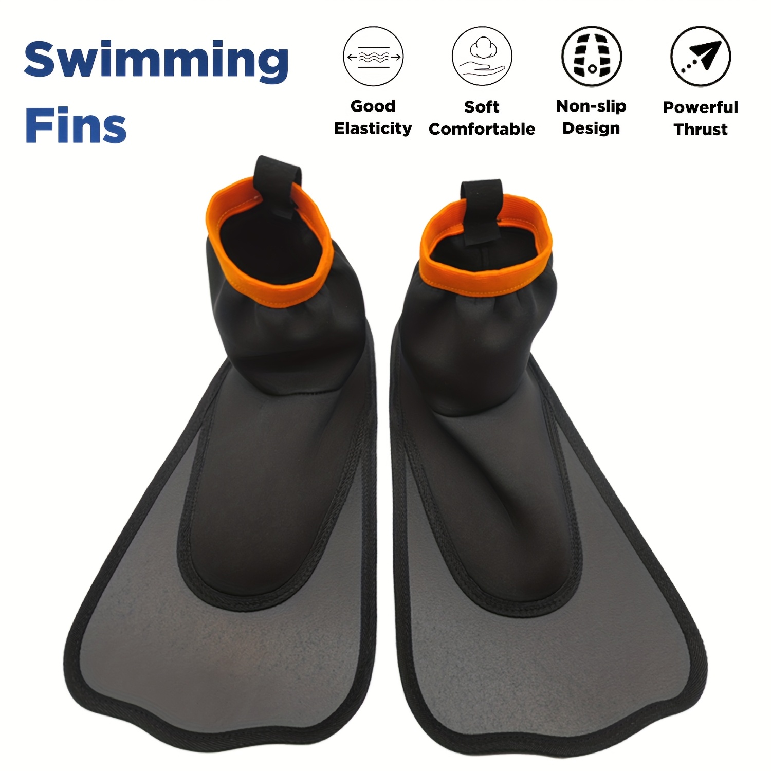 Snorkel Fins Swim Flippers Sho - огляд і ціна Swim Fin Short Blade
