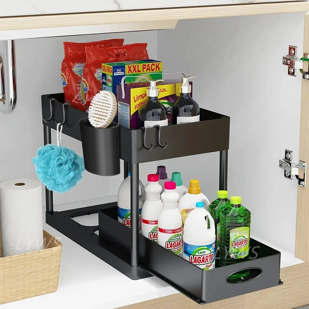 2 Tier Under Sink Sliding Stor - огляд і ціна Sports Equipment Cabinet