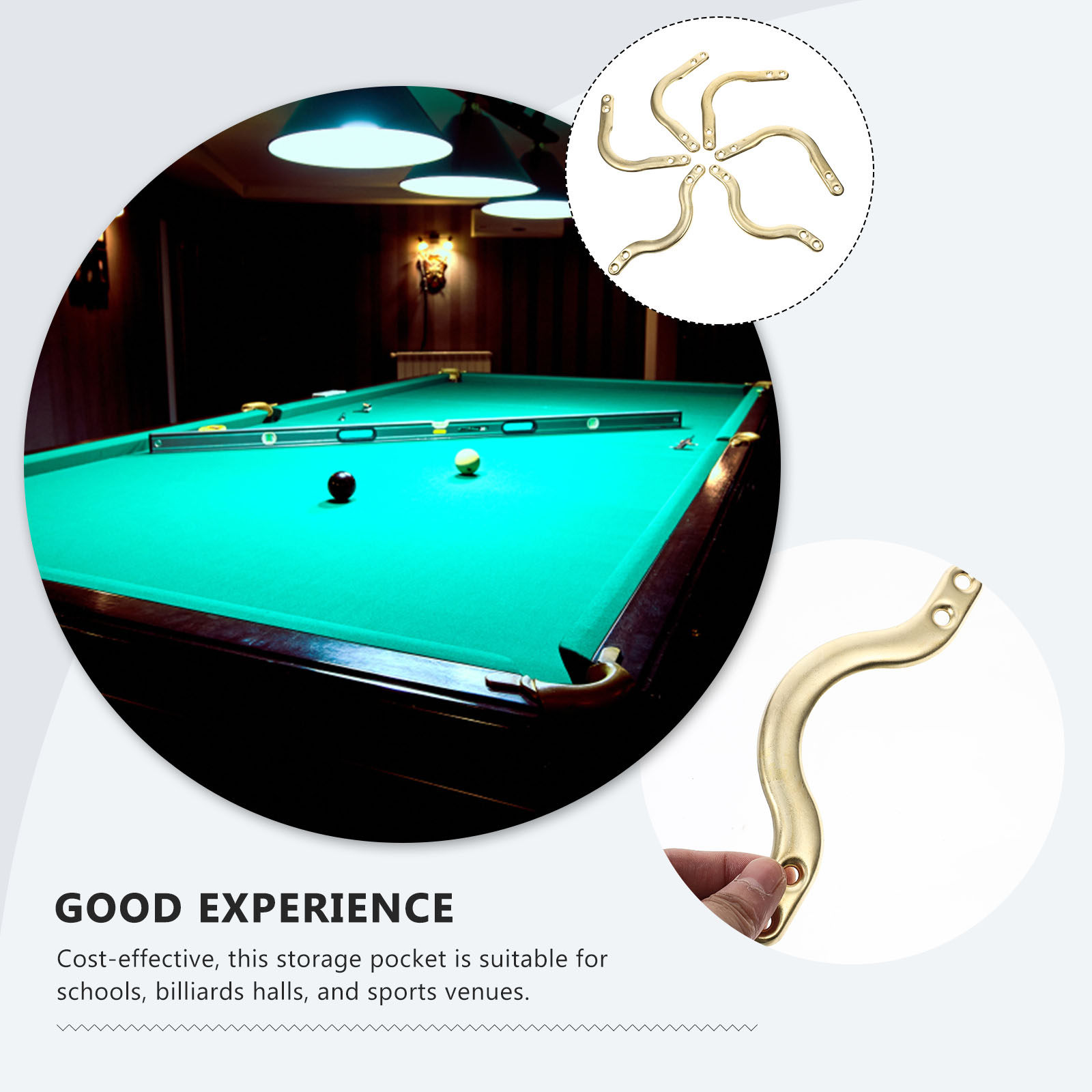 6Pcs Strong Iron Billiard Tabl - огляд і ціна Sports Equipment In Chinese